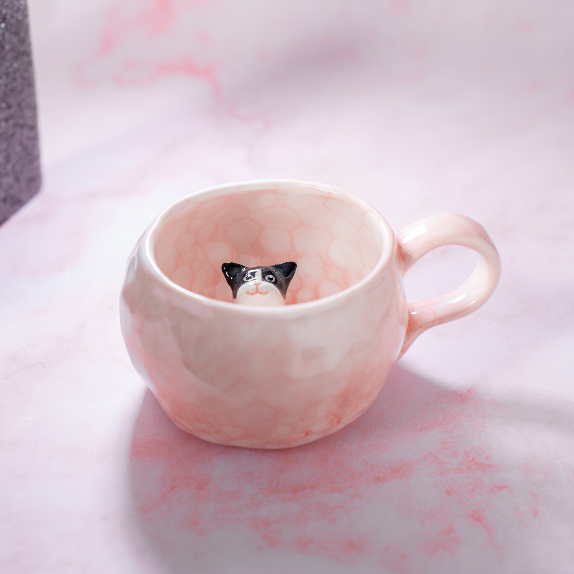Custom Pet Mug Handmade Ceramic Coffee Mug Personalized Cat Mug Birthday Gift for Pet Owner Family Unique Dog Mug  Send us your pet's photo