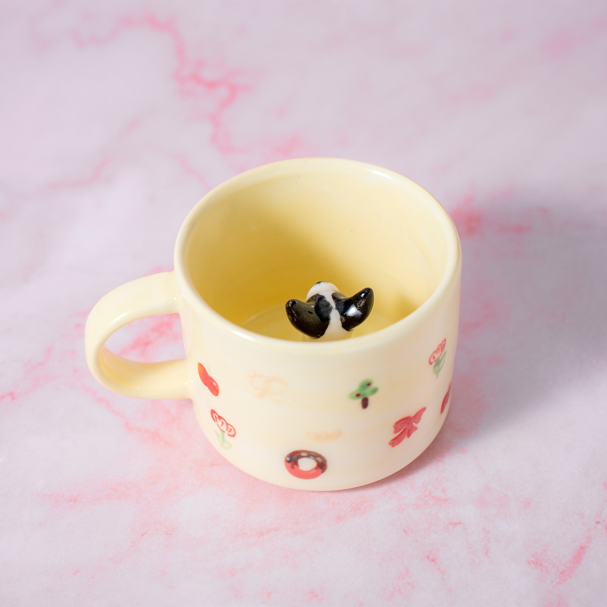 Custom Pet Mug Handmade Ceramic Coffee Mug Personalized Cat Mug Birthday Gift for Pet Owner Family Unique Dog Mug  Send us your pet's photo