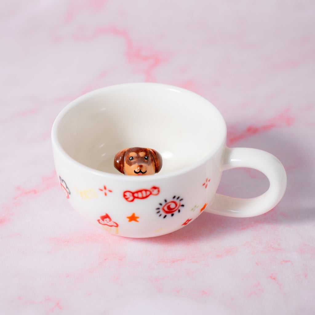 Custom Pet Mug Handmade Ceramic Coffee Mug Personalized Cat Mug Birthday Gift for Pet Owner Family Unique Dog Mug  Send us your pet's photo