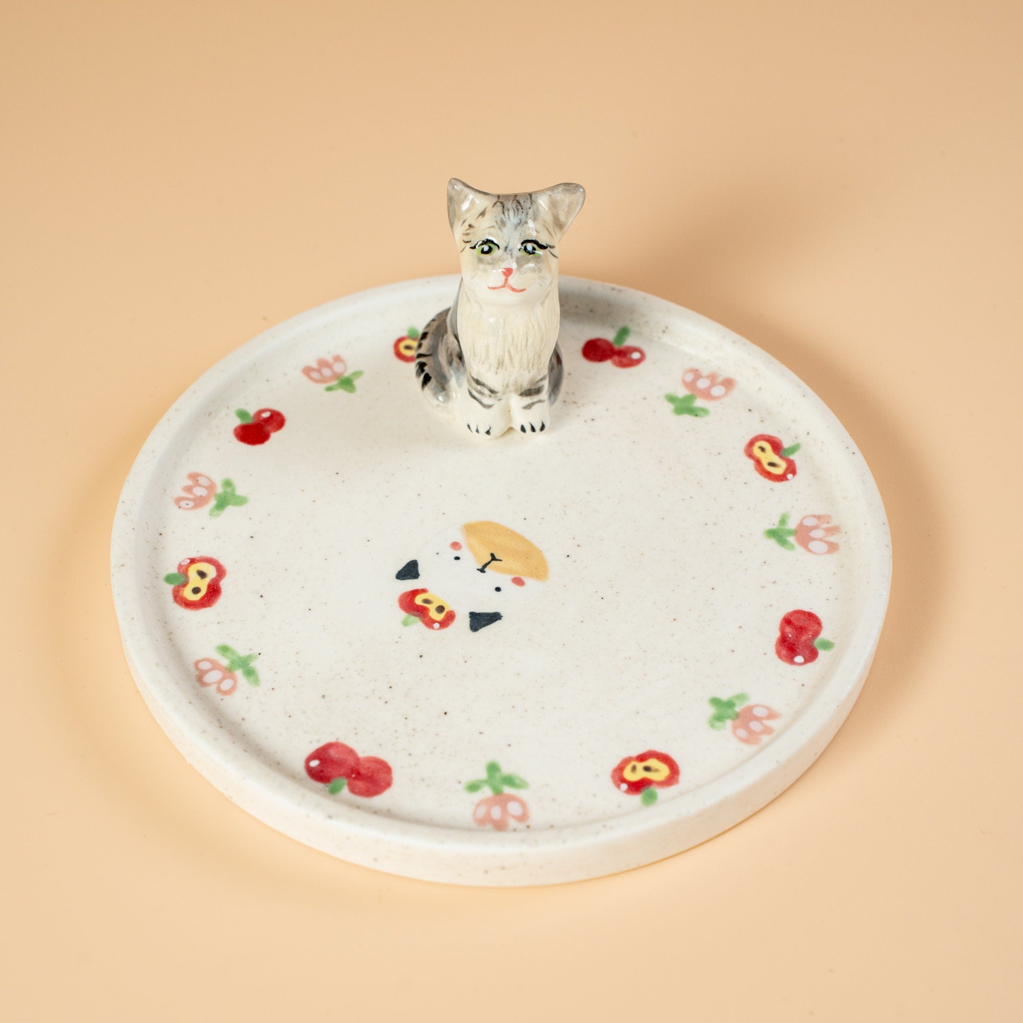 Custom Pet Ring Dish Pet Figurine Ceramic Jewelry Holder For Pet Lover Handmade Dog Trinket Dish Personalized Pet Lover Gift Y2K