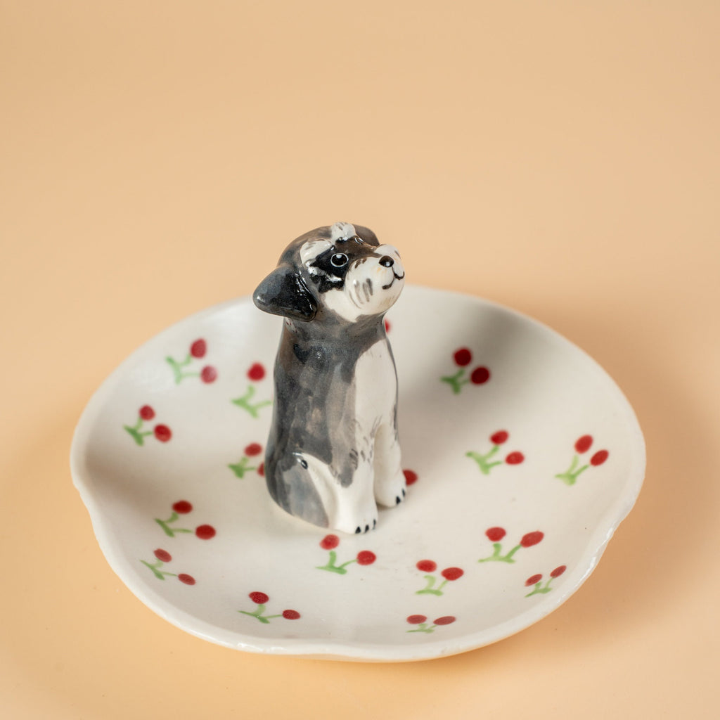 Custom Pet Ring Dish Pet Figurine Ceramic Jewelry Holder For Pet Lover Handmade Dog Trinket Dish Personalized Pet Lover Gift Y2K