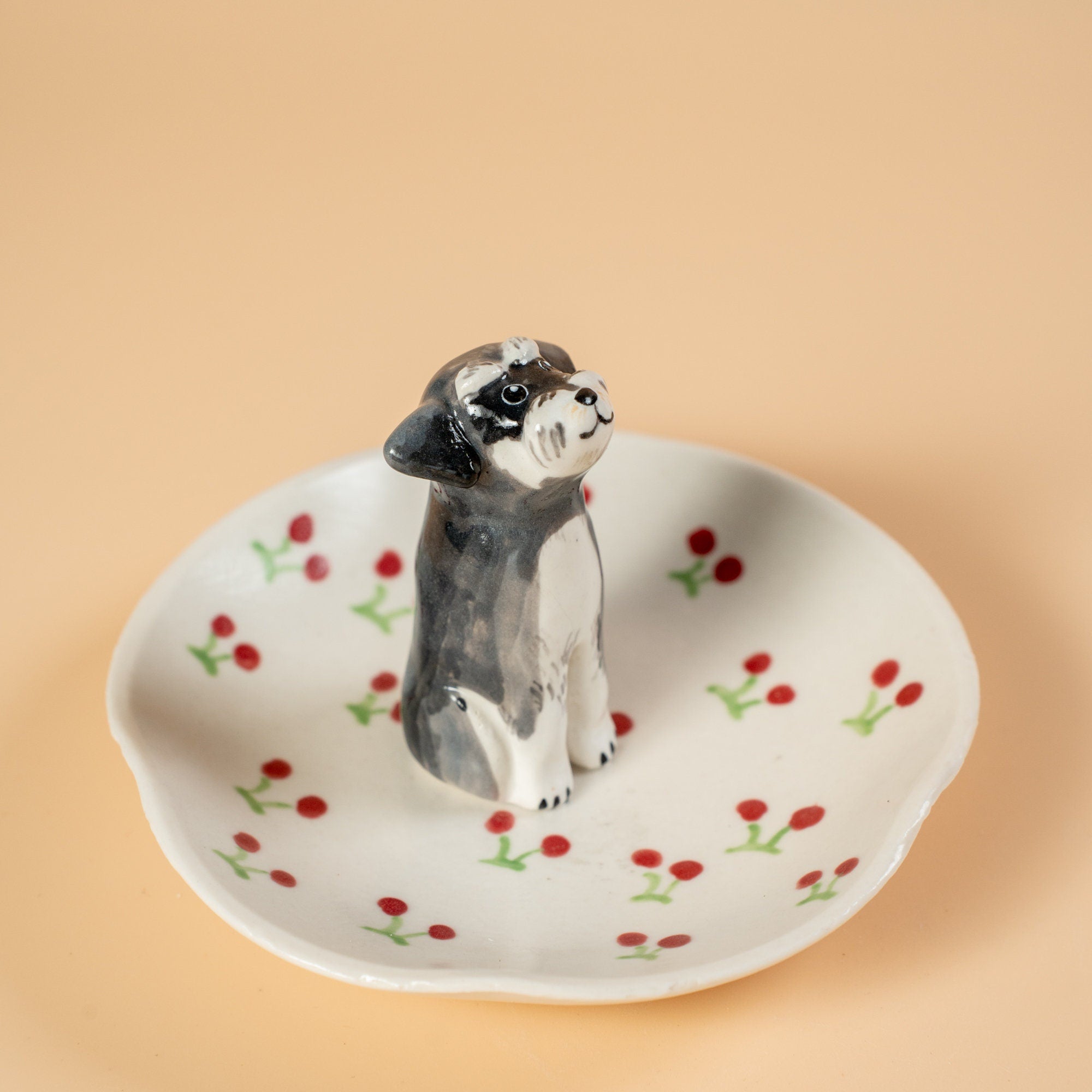 Custom Pet Ring Dish Pet Figurine Ceramic Jewelry Holder For Pet Lover Handmade Dog Trinket Dish Personalized Pet Lover Gift Y2K