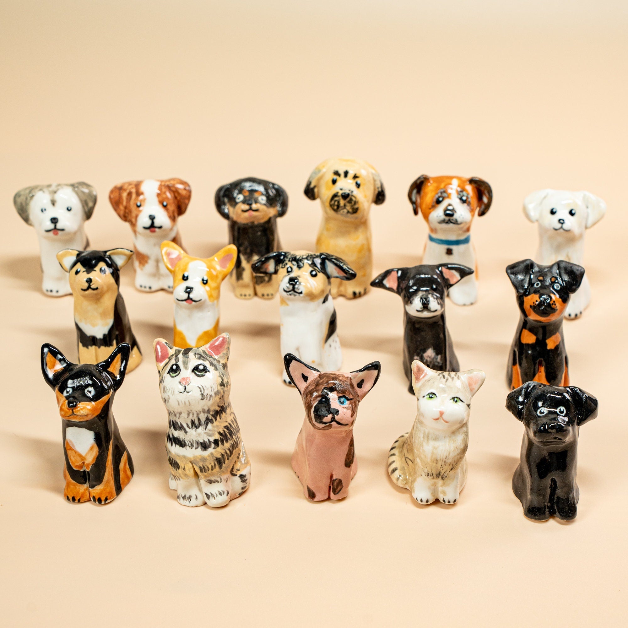 Custom Pet Figurine Personalised Pet Dog Statue Personalized custom dog wedding cake topper pets birthday cute cat staute Pet Birthday Y2K