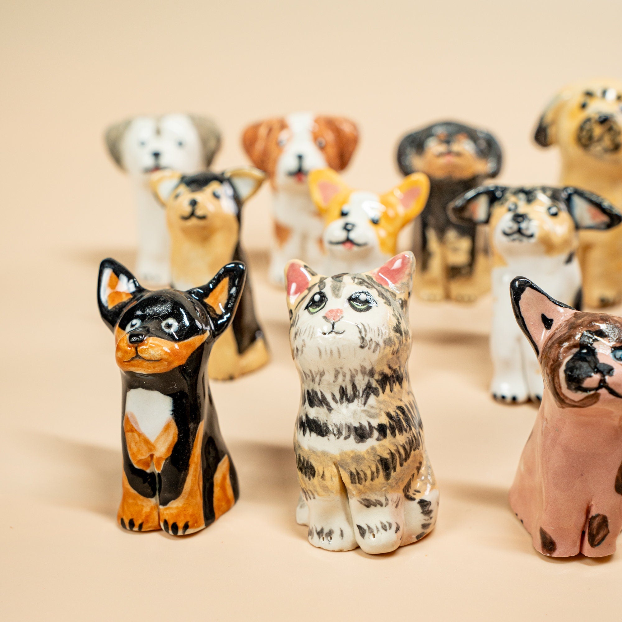 Custom Pet Figurine Personalised Pet Dog Statue Personalized custom dog wedding cake topper pets birthday cute cat staute Pet Birthday Y2K