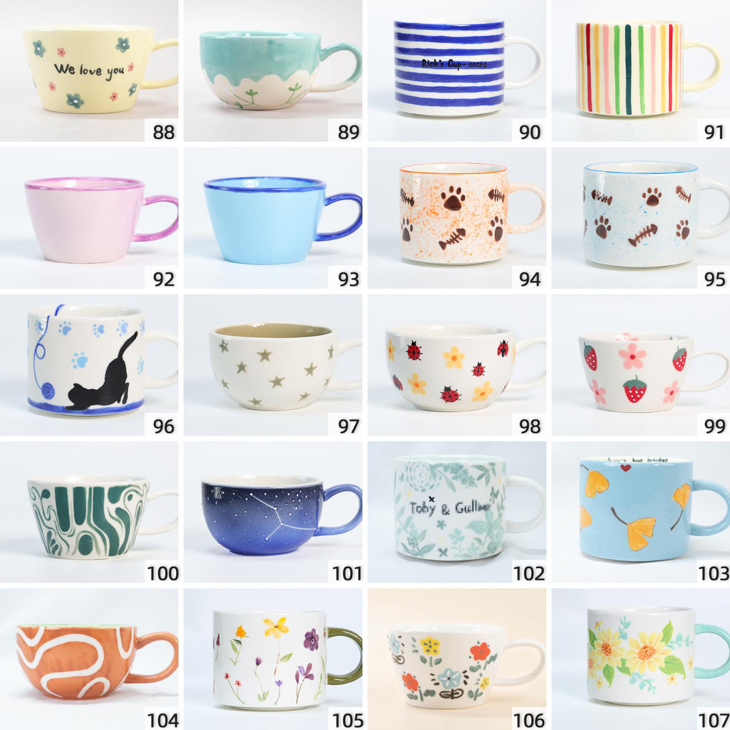 139 Designs Custom Pet Mug Personalized Handmade Ceramic Cat Dog Hidden inside Coffee Mug Cute Figurine Colorful Ceramic Cup Gift for Lover