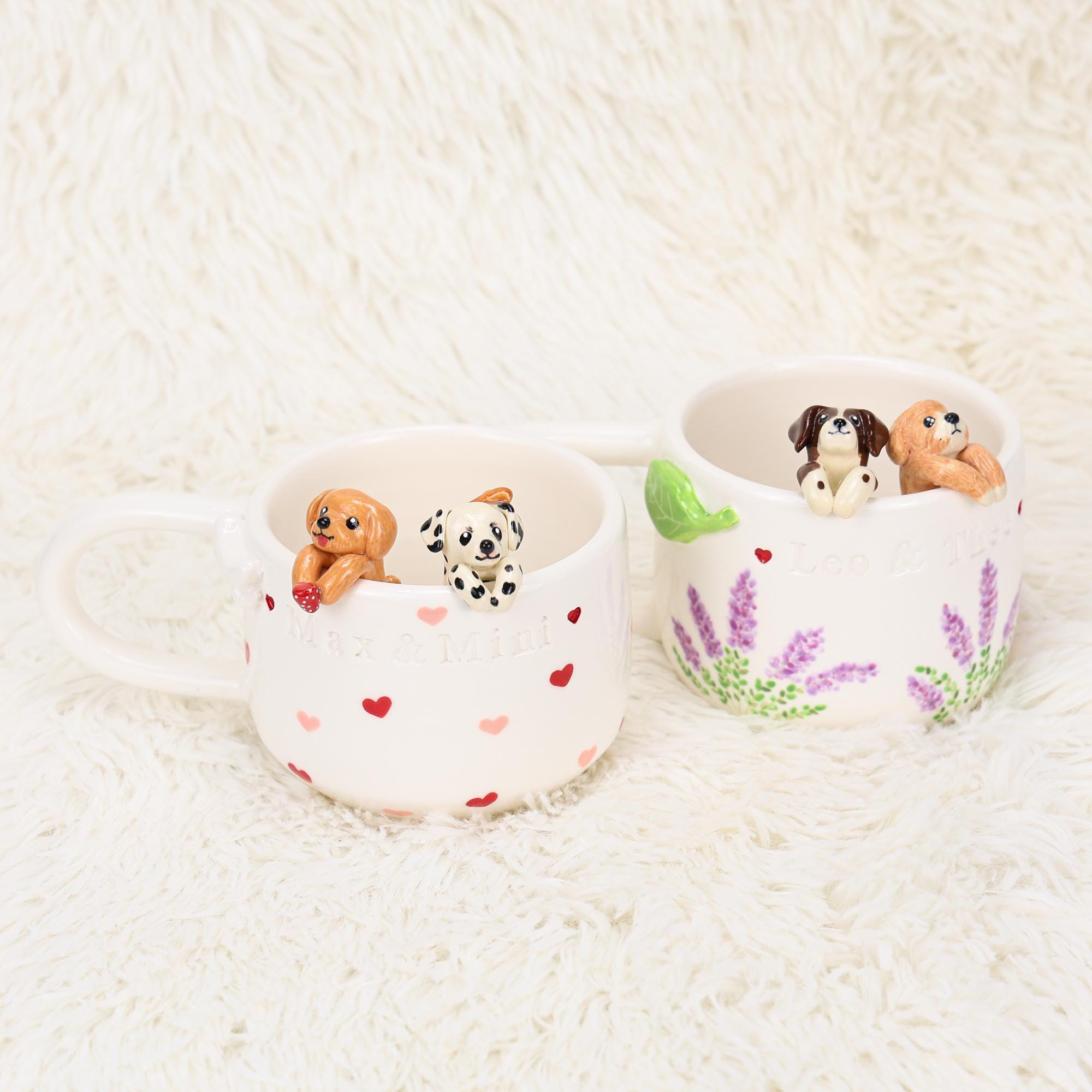 Custom Colorful Pet Mug Handmade Persoanlized Pet Cute Mug Handpainted Pottery Dog Mug Great Memorial Housewarming Gift for Cat Lover Y2K