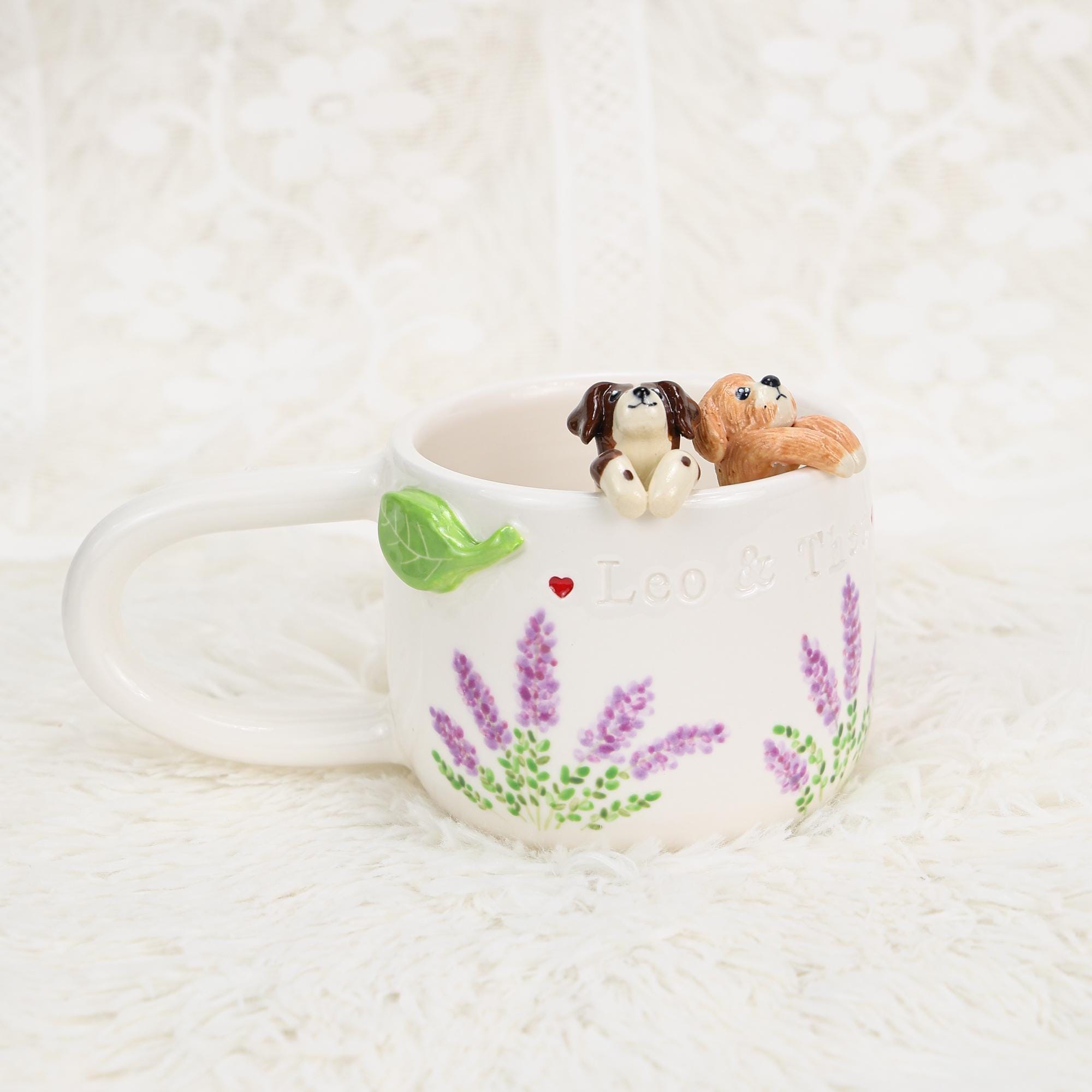 Custom Colorful Pet Mug Handmade Persoanlized Pet Cute Mug Handpainted Pottery Dog Mug Great Memorial Housewarming Gift for Cat Lover Y2K
