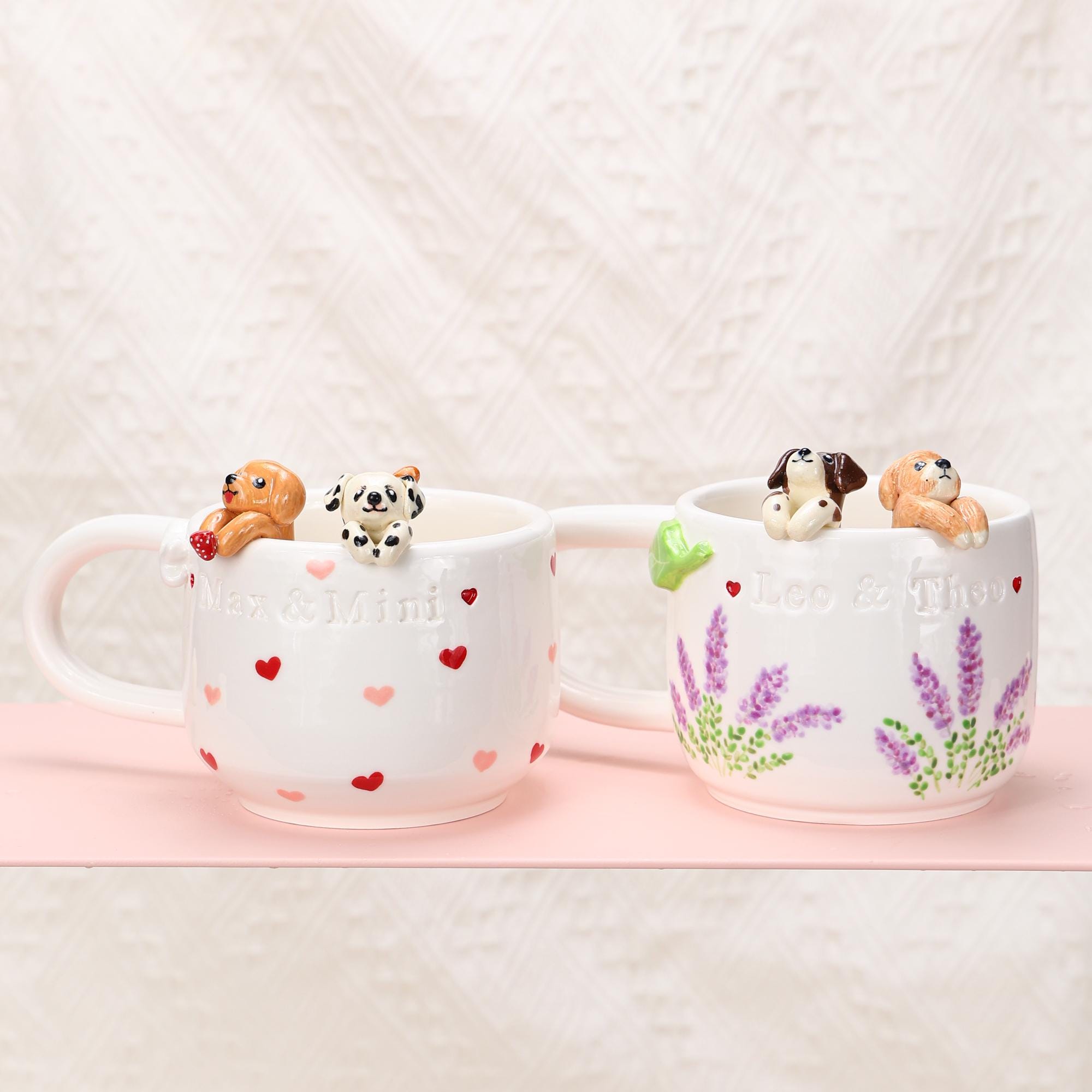Custom Colorful Pet Mug Handmade Persoanlized Pet Cute Mug Handpainted Pottery Dog Mug Great Memorial Housewarming Gift for Cat Lover Y2K